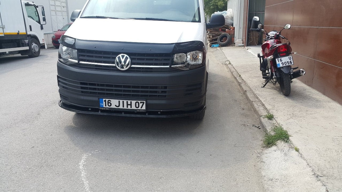 Volkswagen Transporter T6 Sportline 2015-2019 ile Uyumlu Ön Tampon Lip