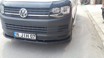 Volkswagen Transporter T6 Sportline 2015-2019 ile Uyumlu Ön Tampon Lip
