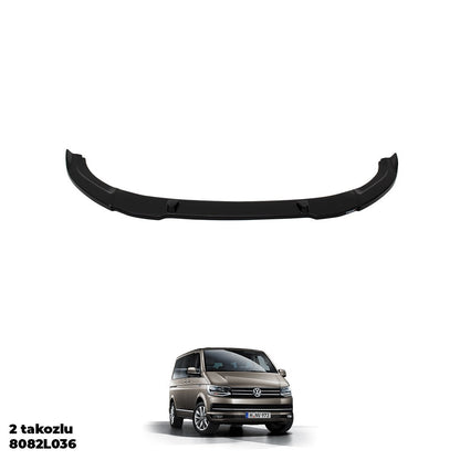 Volkswagen T6.1 2020 Ön Tampon Lip Siyah Akrilik Düz Desen Ingiltere