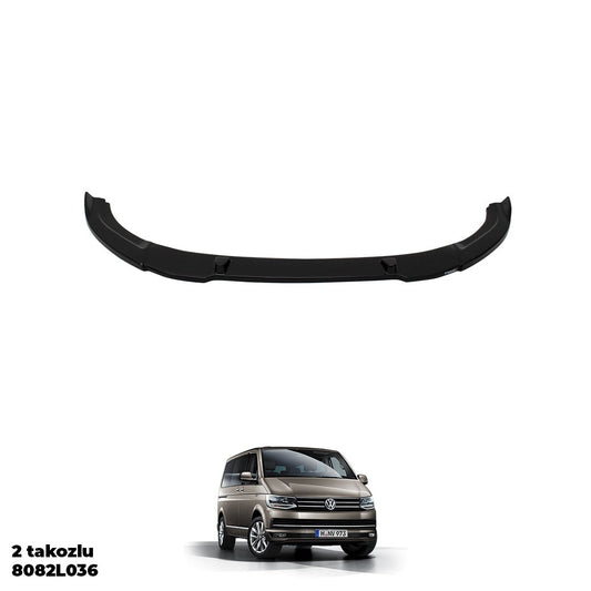 Volkswagen T6.1 2020 Ön Tampon Lip Siyah Akrilik Düz Desen Ingiltere