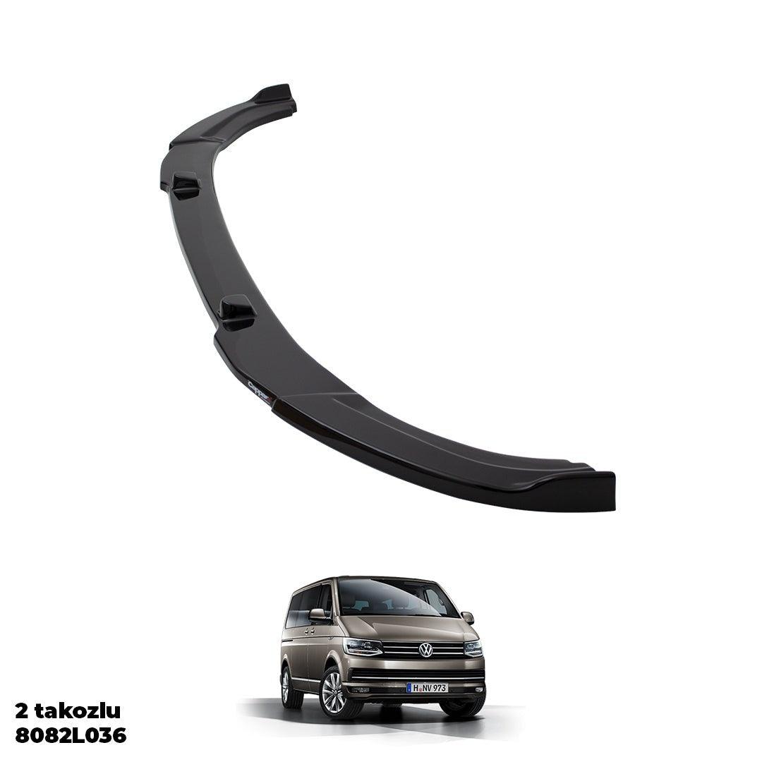 Volkswagen T6.1 2020 Ön Tampon Lip Siyah Akrilik Düz Desen Ingiltere
