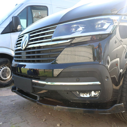 Volkswagen T6.1 2020 Ön Tampon Lip Siyah Akrilik Düz Desen Ingiltere