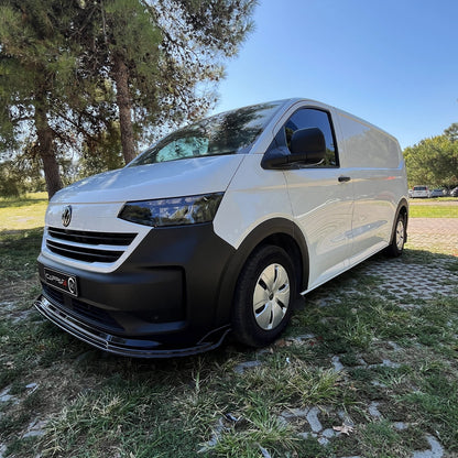 Volkswagen T7 2022 Ön Tampon Lip Siyah Akrilik Düz Desen Vanpimps