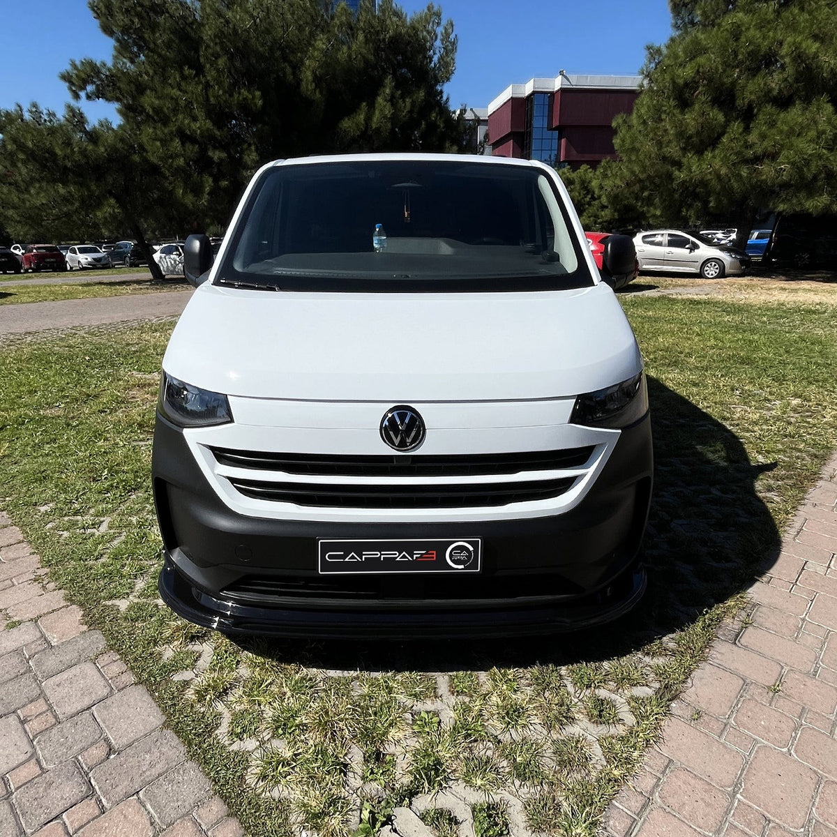 Volkswagen T7 2022 Ön Tampon Lip Siyah Akrilik Düz Desen Vanpimps