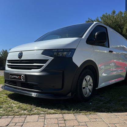 Volkswagen T7 2022 Ön Tampon Lip Siyah Akrilik Düz Desen Vanpimps
