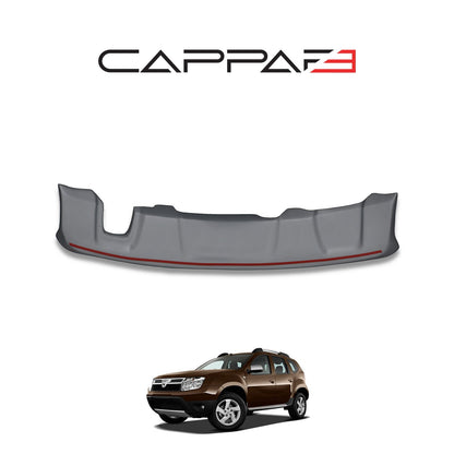 Dacia Duster 2 2018-2023 ile Uyumlu Ön Tampon U Difüzör Mat Gri