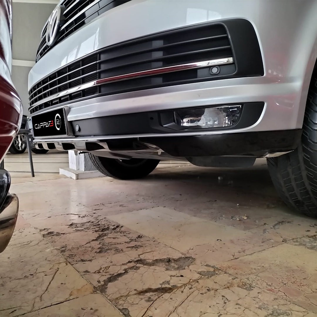 Volkswagen T6 2016 Ön Alt Tampon Difüzör Siyah Mat Asa Kum Desen Standart