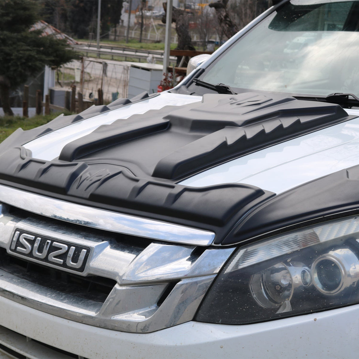 Isuzu D-Max 2 2012-2019 ile Uyumlu Ön Kaput Scoop Mat