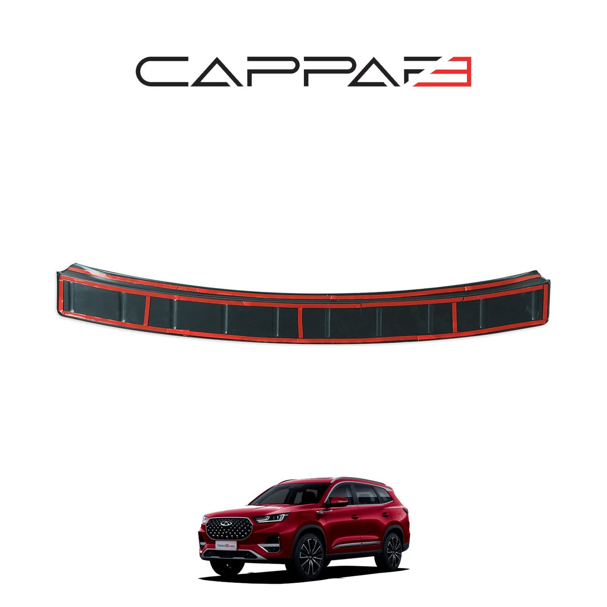 Chery Tiggo 8 Pro 2020-2026 ile Uyumlu Arka Tampon Eşiği