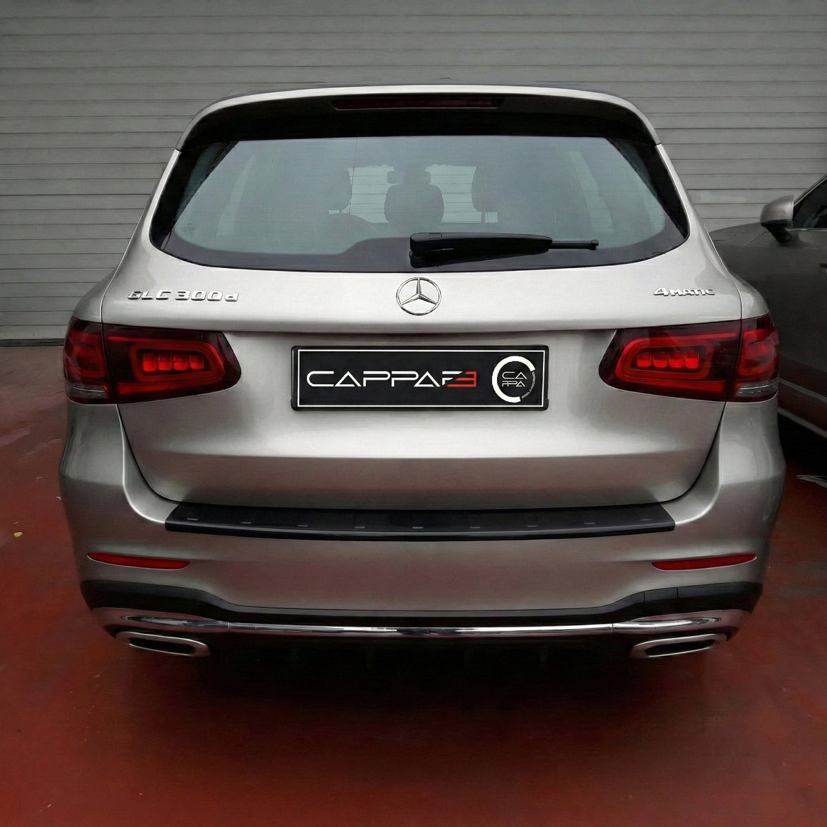 Mercedes GLC-Class 2015-2022 ile Uyumlu Arka Tampon Eşiği Mat