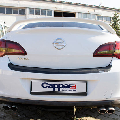 Opel Astra J 2012-2015 siyah akrilik arka tampon eşiği – 4
