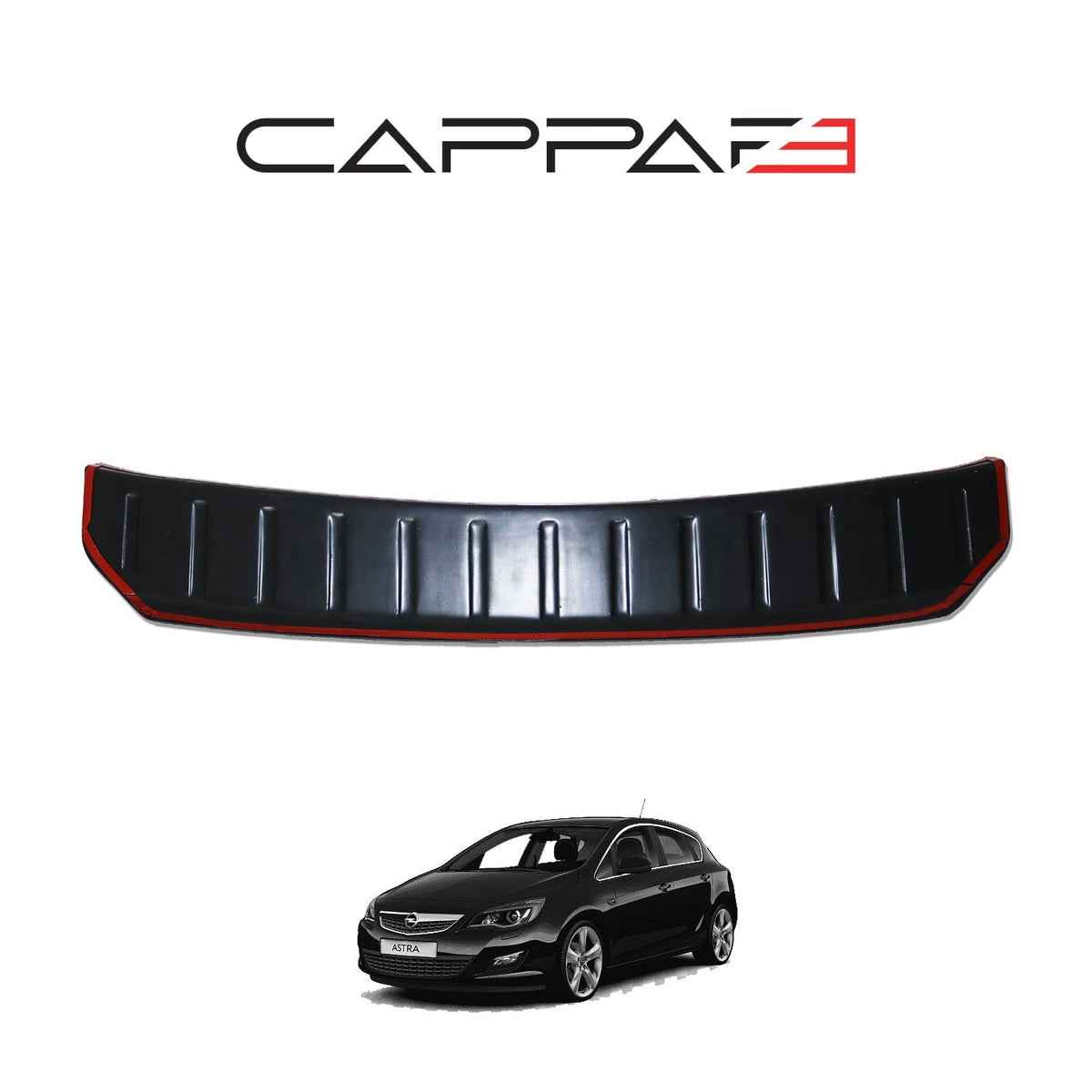Opel Astra J 2010-2012 ile Uyumlu Arka Tampon Eşiği