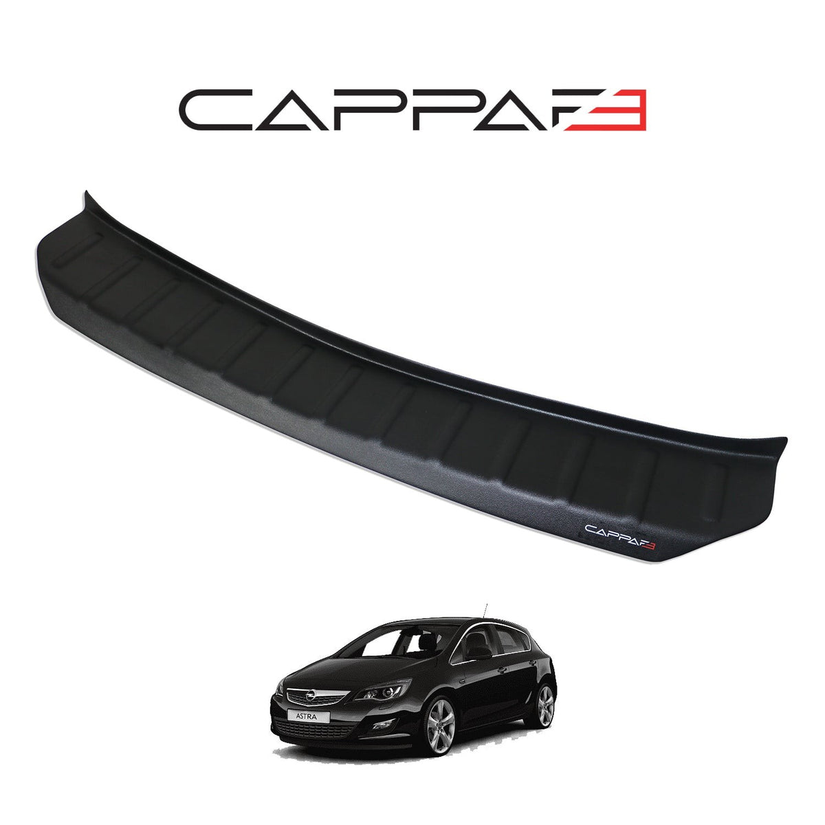 Opel Astra J 2010-2012 ile Uyumlu Arka Tampon Eşiği Mat