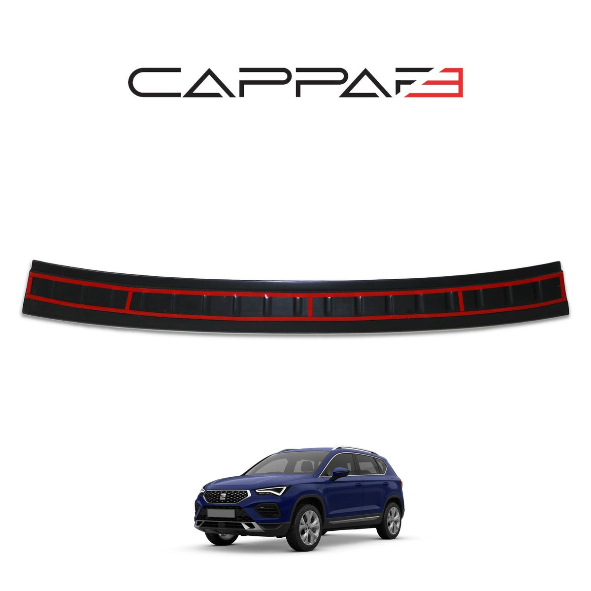 Seat Ateca 2016-2026 ile Uyumlu Arka Tampon Eşiği