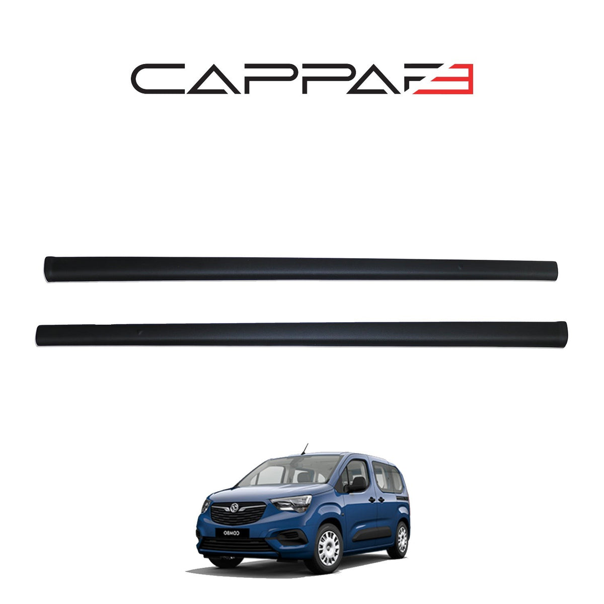 Opel Combo E 2018-2026 kısa şase mat marşpiyel kaplama 4 parçalı set – 2