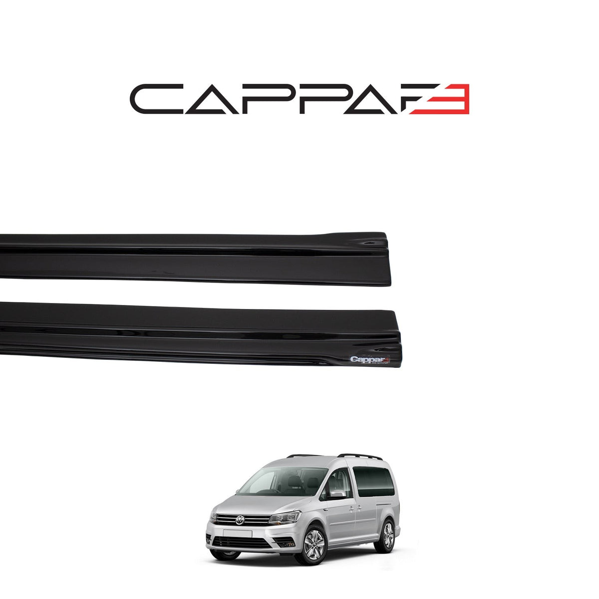 Volkswagen Caddy 4 2015-2020 ile Uyumlu Marşpiyel Kaplama Kısa Şase