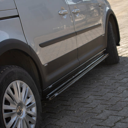 Volkswagen Caddy 4 2015-2020 ile Uyumlu Marşpiyel Kaplama Kısa Şase