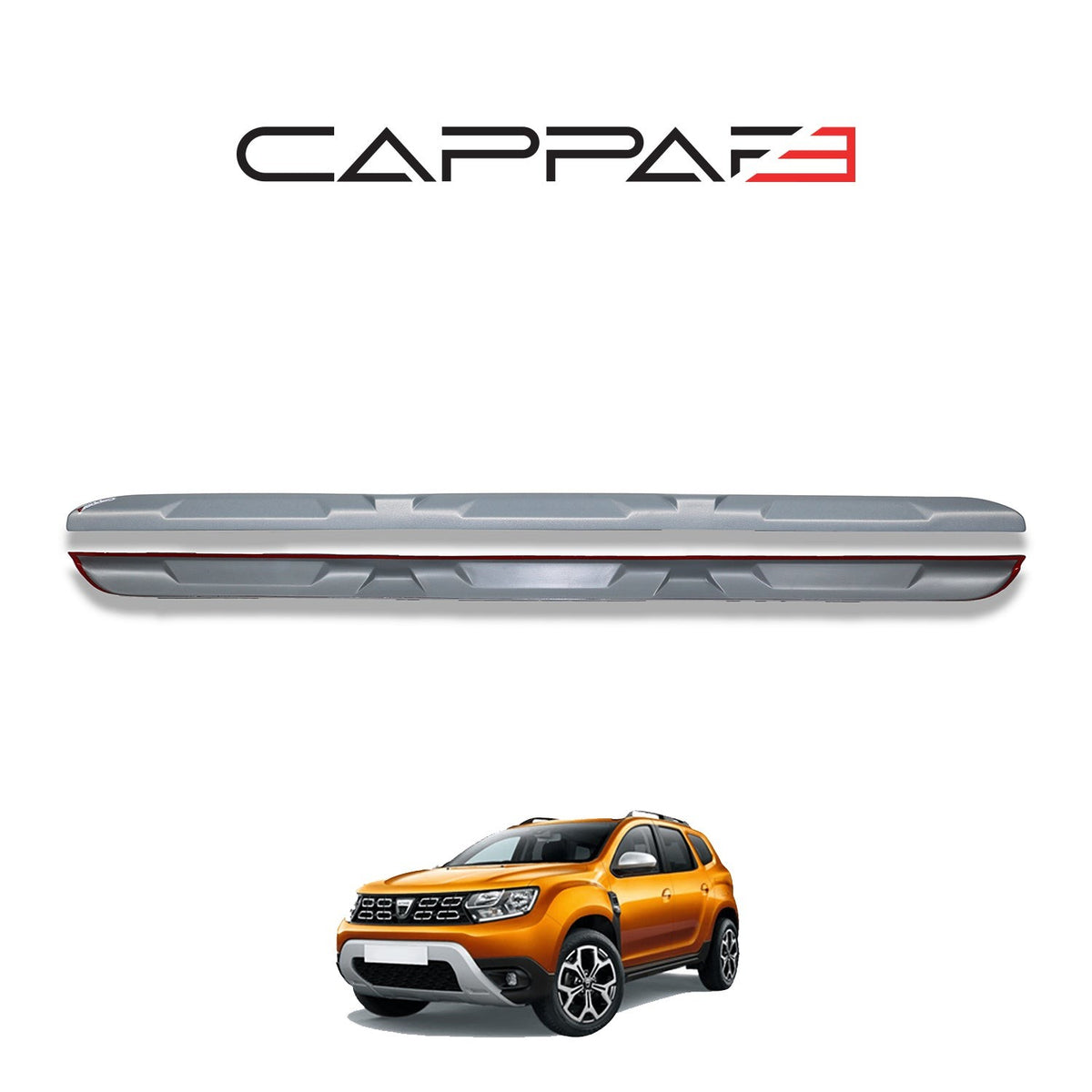 Renault / Dacia Duster 3 2024-2026 ile Uyumlu Marşpiyel Kaplama 2 Adet