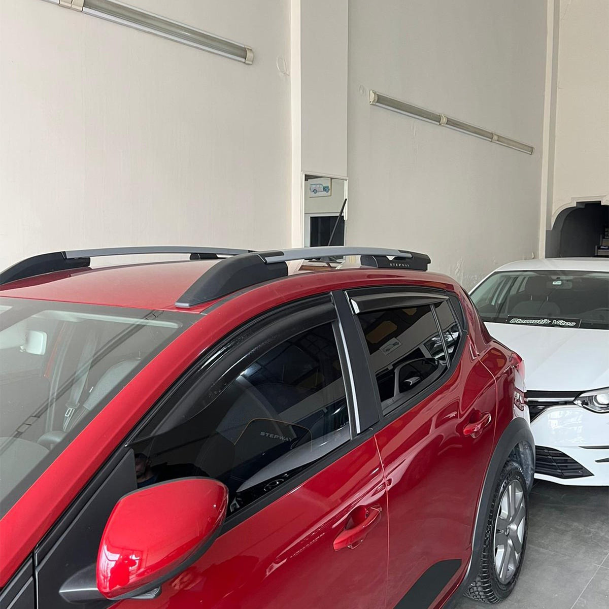 Dacia Sandero 3 2021-2026 kromlu cam rüzgarlığı 4 parçalı set – 6