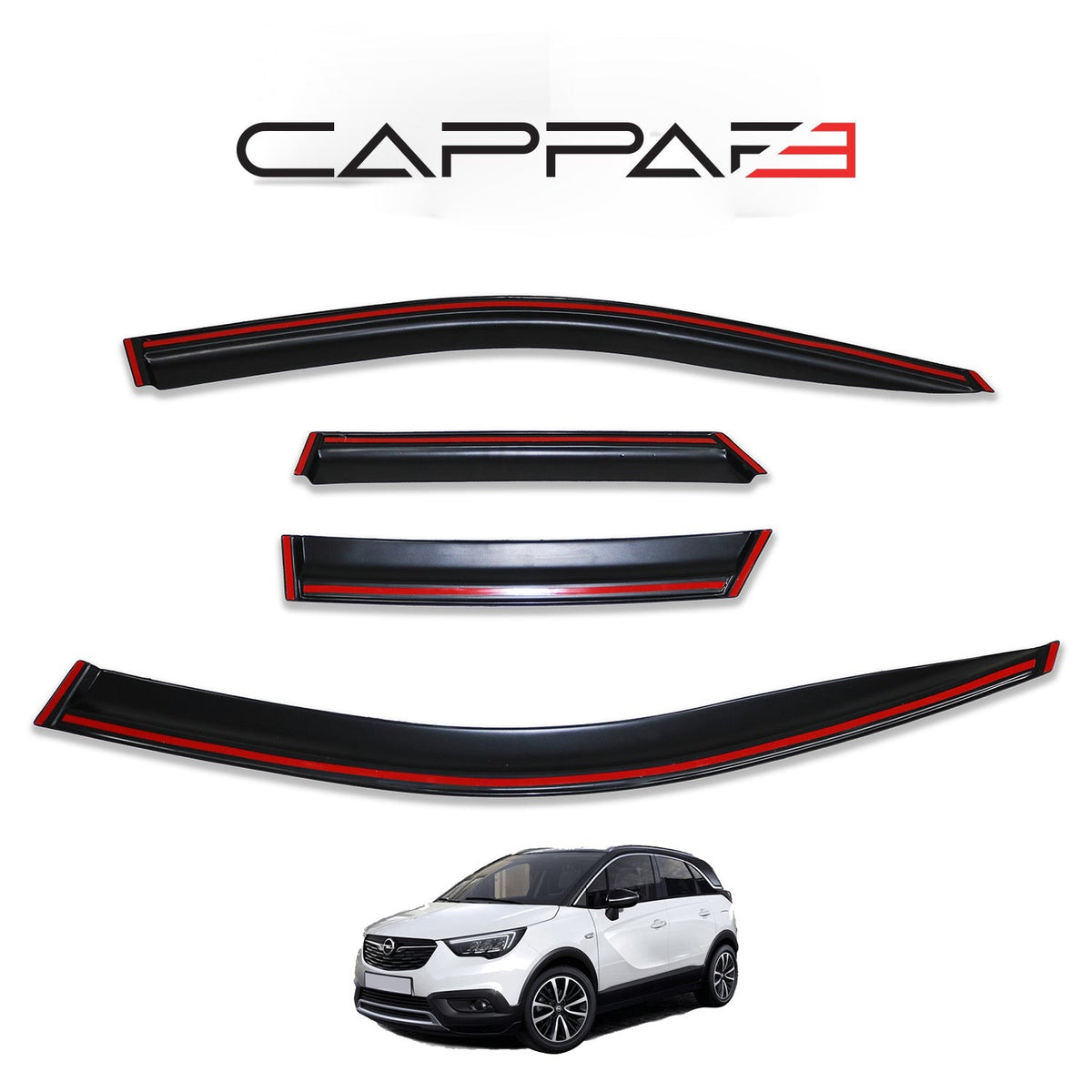 Opel Vivaro A 2001-2014 ile Uyumlu Cam Rüzgarlığı 2 Adet