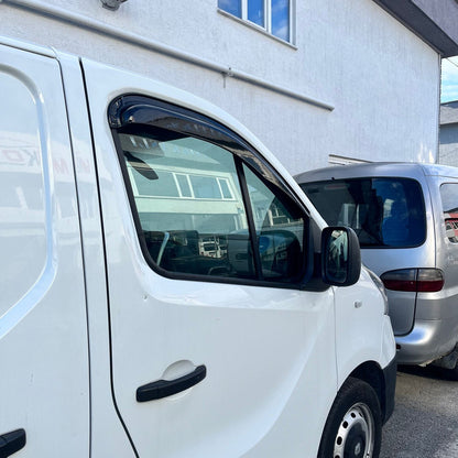 Renault Trafic 3 2014-2019 ile Uyumlu Cam Rüzgarlığı Kromlu 2 Adet