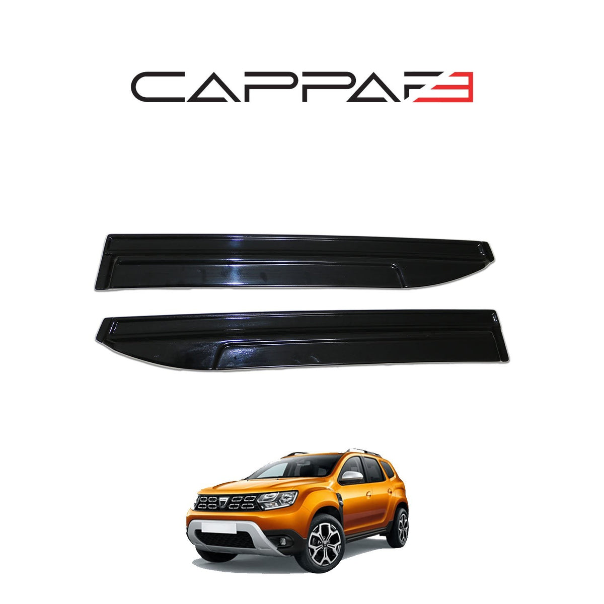 Dacia Duster 3 2024-2026 cam rüzgarlığı 4 parçalı set – 2