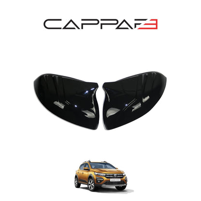 Dacia Sandero 3 2021-2026 yarasa ayna kapağı 2 parçalı set