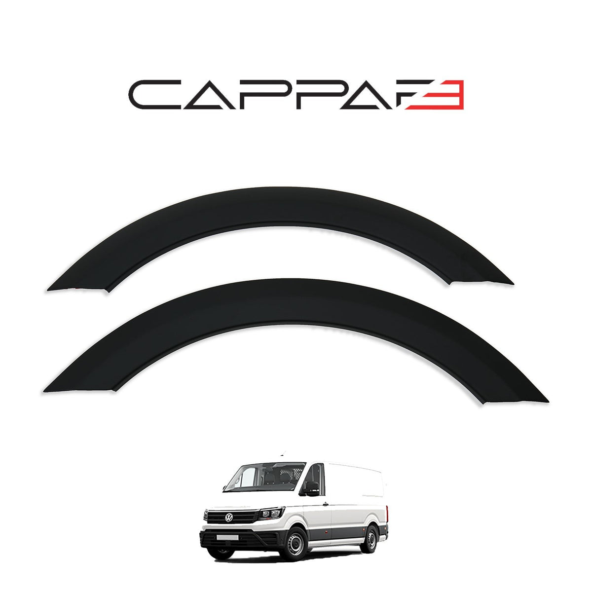 Volkswagen Crafter 1 2006-2011 beyaz teker kaplaması 2 parçalı set – 2