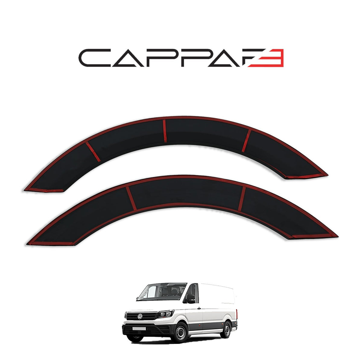 Volkswagen Crafter 1 2006-2011 beyaz teker kaplaması 4 parçalı set – 4