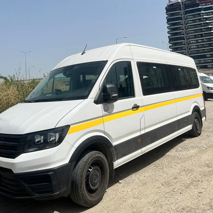 Volkswagen Crafter 2 2018-2026 ile Uyumlu Teker Üstü Kaplama Beyaz Mat 4 Adet