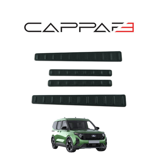 Ford Transit / Tourneo Courier 2 2023-2026 ile Uyumlu Kapı Eşiği Mat 4 Adet