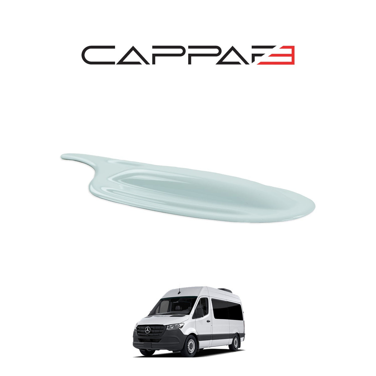 Mercedes Sprinter 3 2019-2026 beyaz sağ arka kapı kolu plastiği – 2